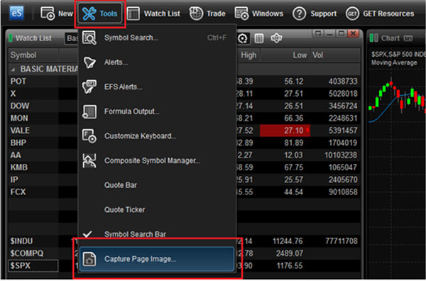 support-esignal-nuo-screenshot_tool
